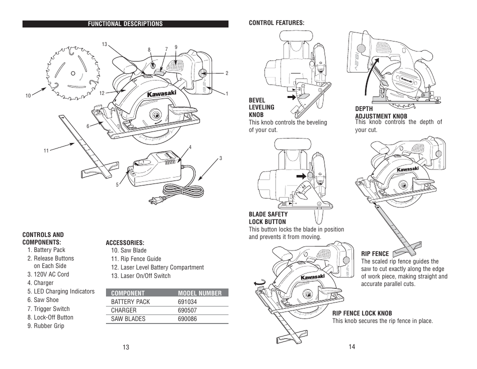 Kawasaki 691191 User Manual | Page 8 / 16