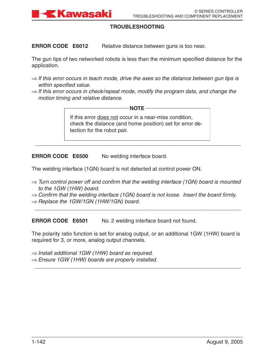 Kawasaki D Series Controller MPVDCONTV113E-3 User Manual | Page 145 / 259