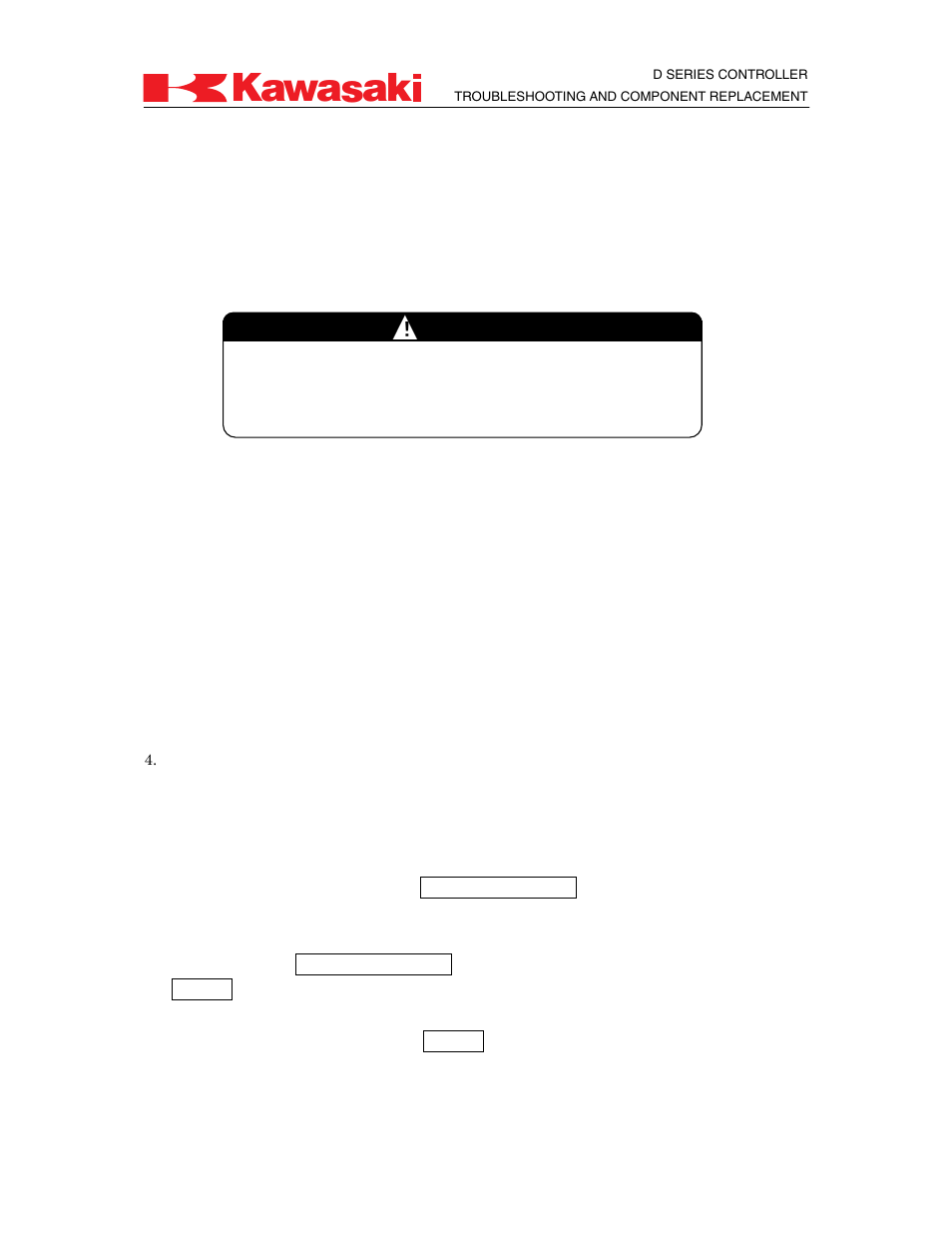 1 general safety precautions on replacement | Kawasaki D Series Controller MPVDCONTV113E-3 User Manual | Page 231 / 259