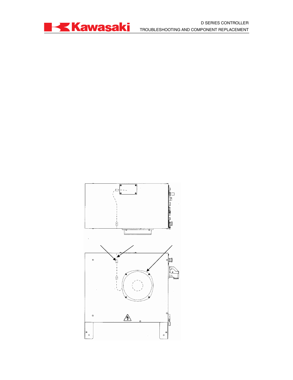 3 heat exchange fan (for d71/74/77 controller) | Kawasaki D Series Controller MPVDCONTV113E-3 User Manual | Page 254 / 259