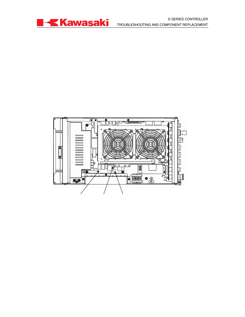 2 fuses on 1nq board (for d7x controller) | Kawasaki D Series Controller MPVDCONTV113E-3 User Manual | Page 258 / 259