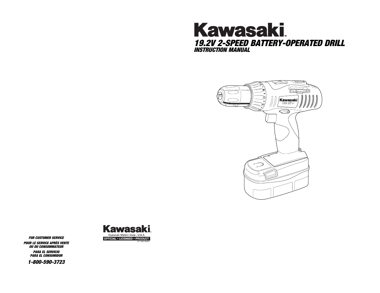 Kawasaki 840138-1HR User Manual | 26 pages