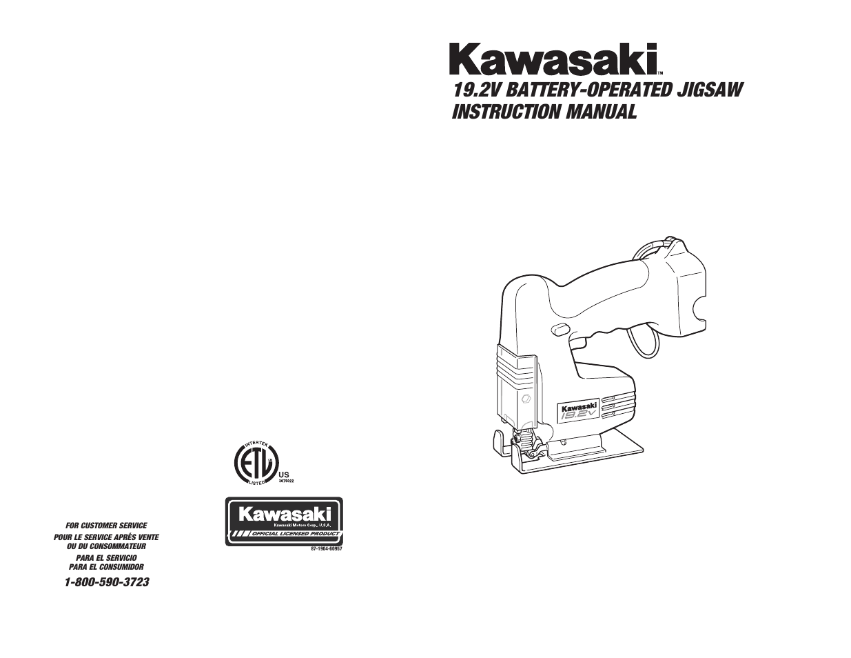 Kawasaki 840443 User Manual | 12 pages