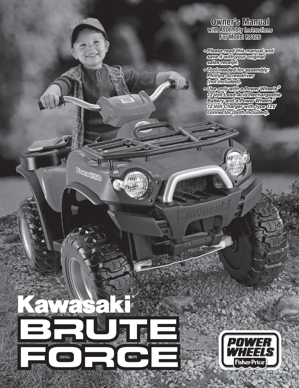 Kawasaki BRUTE FORCE R8126 User Manual | 20 pages