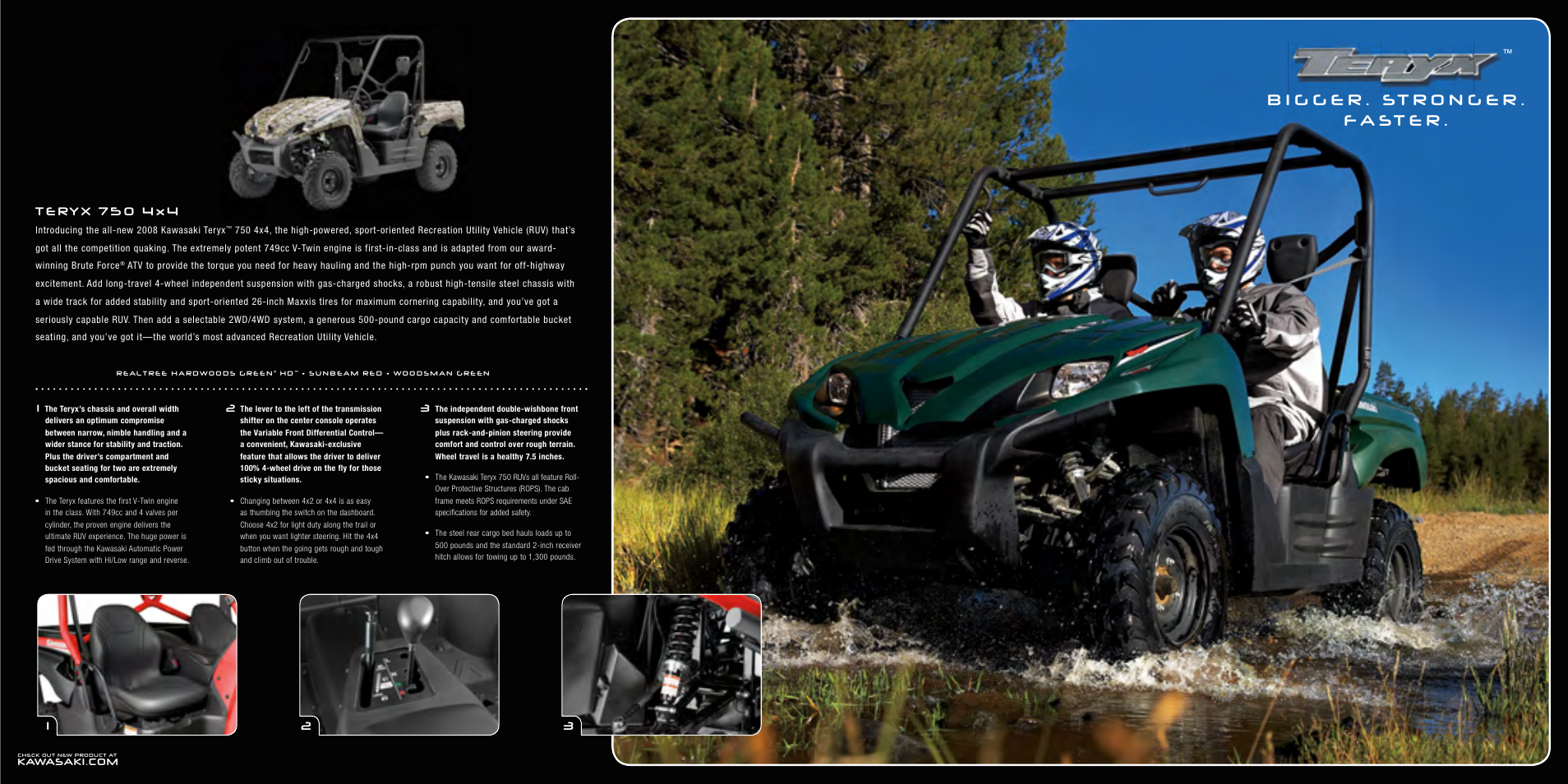 Kawasaki Recreation Utility Vehicle 2008 TERYXTM User Manual | Page 2 / 6