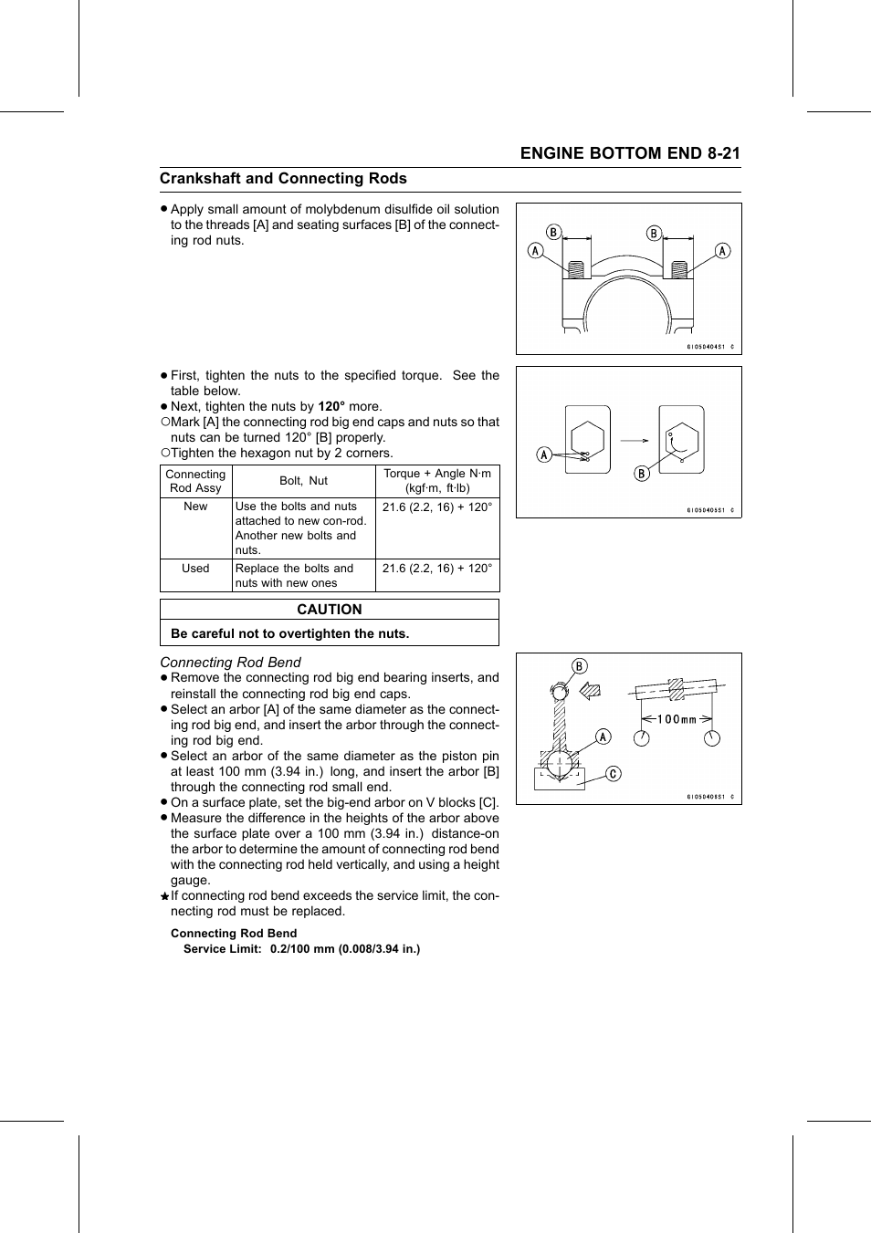 Connecting rod bend | Kawasaki STX-15F User Manual | Page 241 / 438