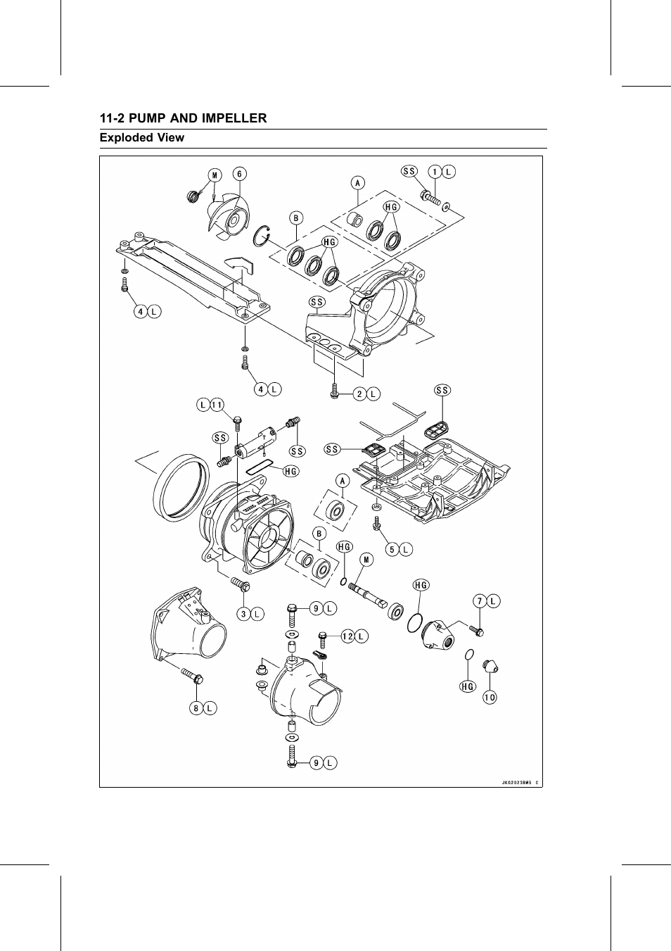 Exploded view | Kawasaki STX-15F User Manual | Page 272 / 438