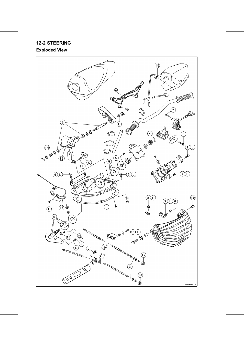 Exploded view | Kawasaki STX-15F User Manual | Page 288 / 438