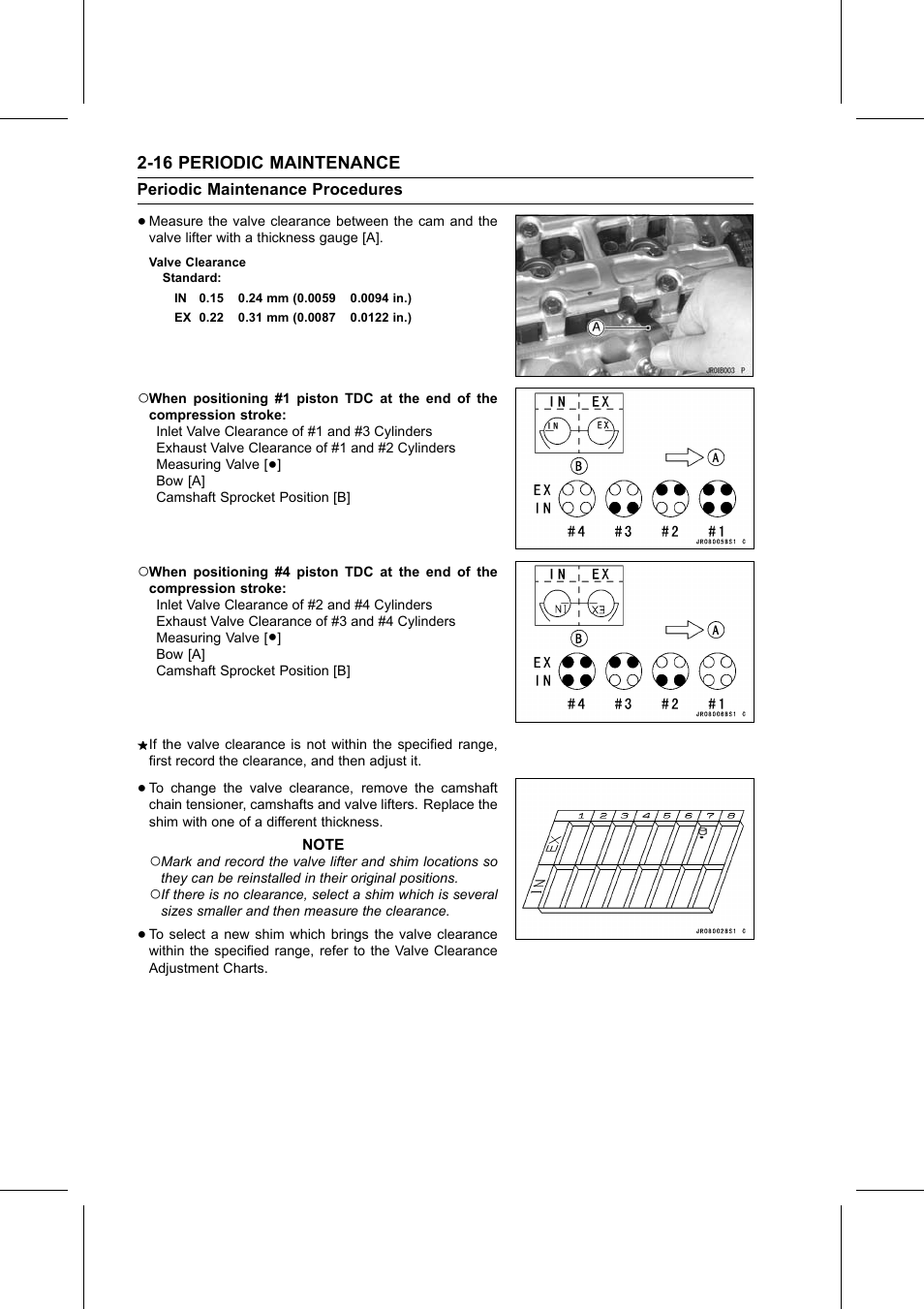 Valve clearance | Kawasaki STX-15F User Manual | Page 40 / 438