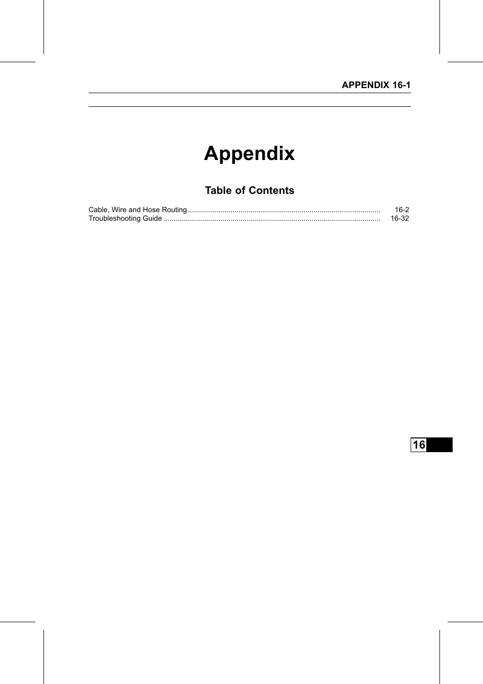 Appendix, 16 j | Kawasaki STX-15F User Manual | Page 403 / 438