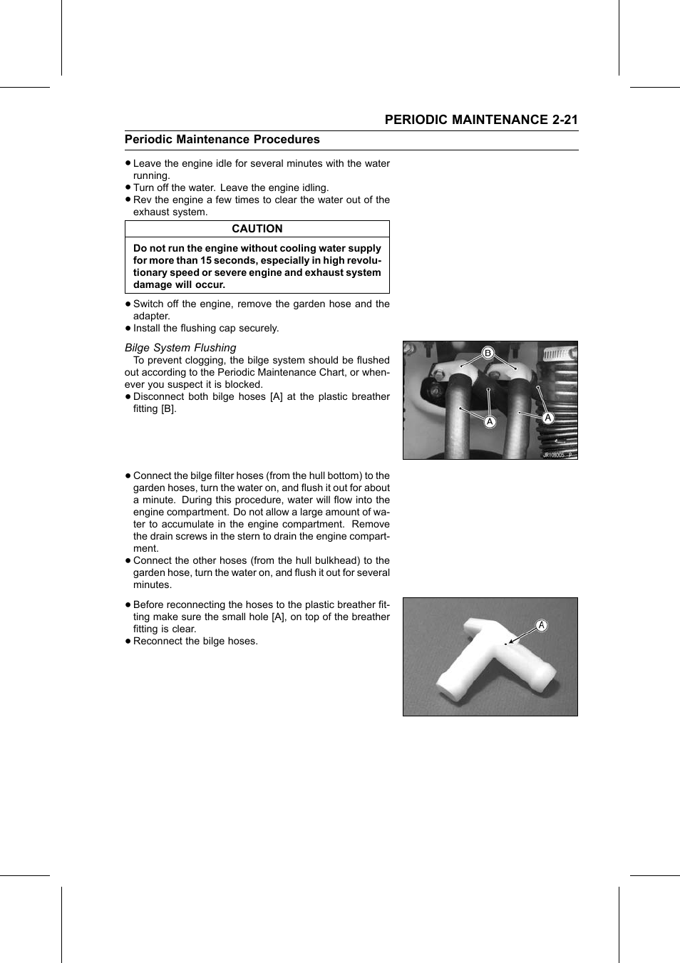 Bilge system flushing | Kawasaki STX-15F User Manual | Page 45 / 438