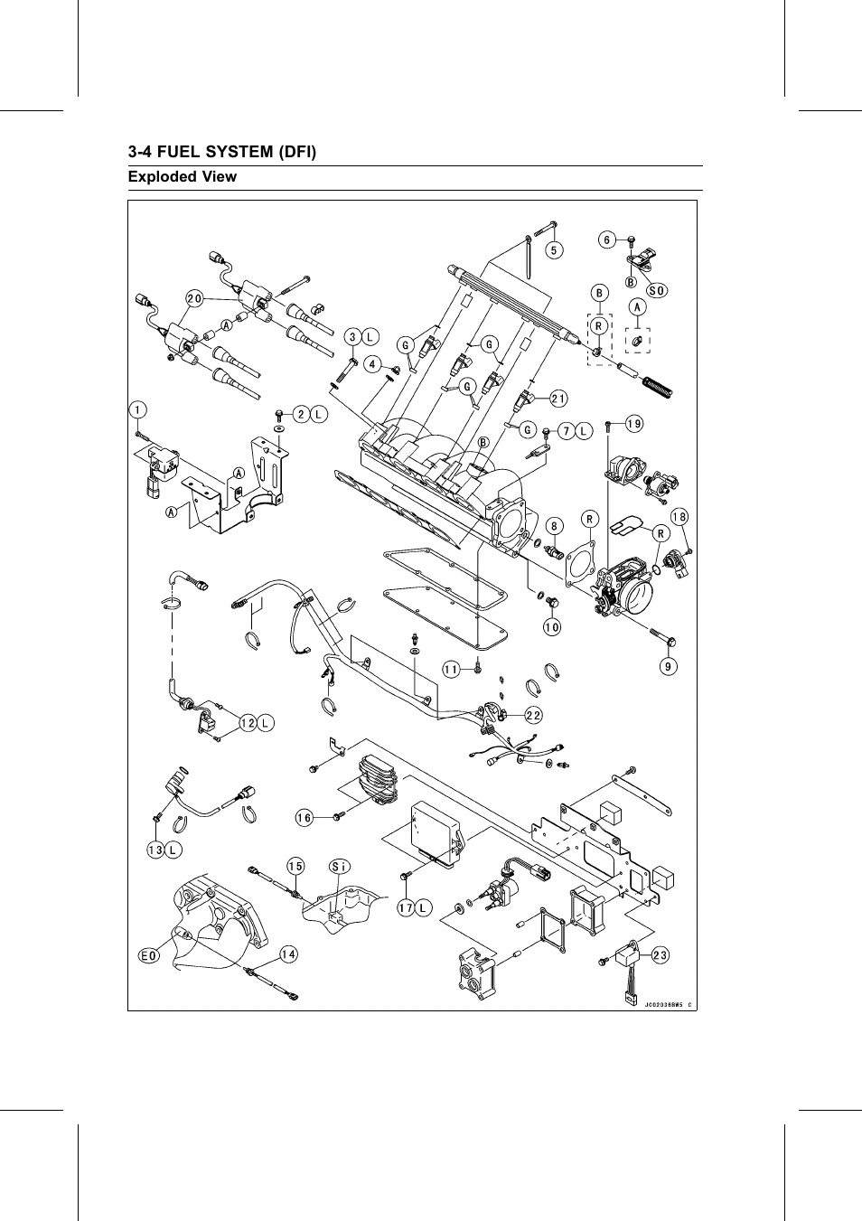 Exploded view | Kawasaki STX-15F User Manual | Page 58 / 438