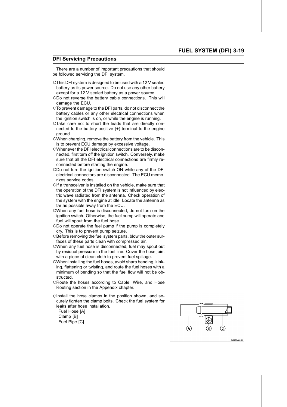 Dfi servicing precautions | Kawasaki STX-15F User Manual | Page 73 / 438