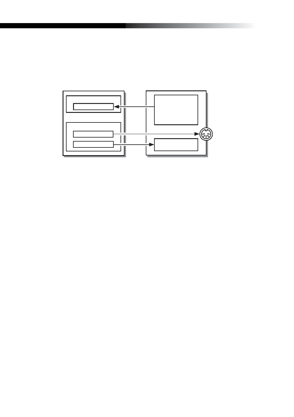 About the k-series and the driver ports, About k-series' midi out connector, 10 about the k-series and the driver ports | About k-series’ midi out connector, Midi in device, Midi out device, When usb is not connected, When usb is connected | KORG K49 User Manual | Page 10 / 73