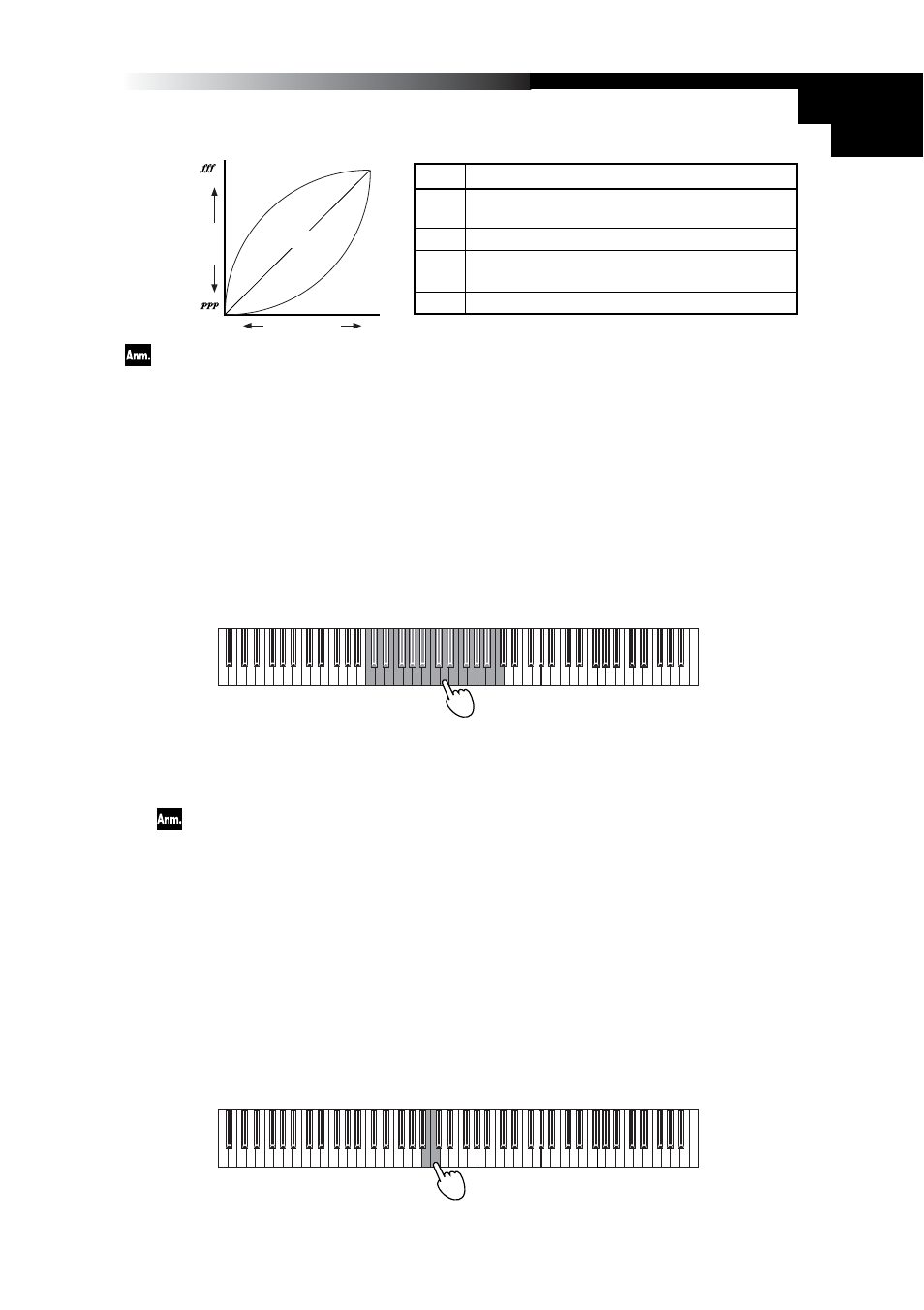 63 bedienungsanleitung, Transposition, Stimmung | KORG K49 User Manual | Page 63 / 73