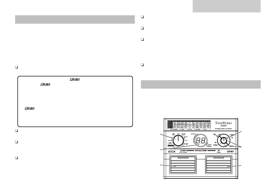 Introduction, Bienvenue, Caractéristiques principales | Panneau avant et arrière, Panneau avant, Ax3a manuel d’utilisation | KORG TONEWORKS AX3A User Manual | Page 15 / 36
