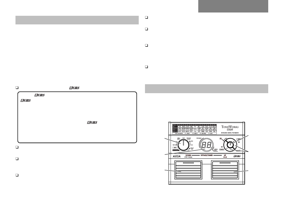 Einleitung, Willkommen, Funktionen | Bedienoberfläche und rückseite, Bedienfeld, Ax3a bedienungsanleitung | KORG TONEWORKS AX3A User Manual | Page 25 / 36