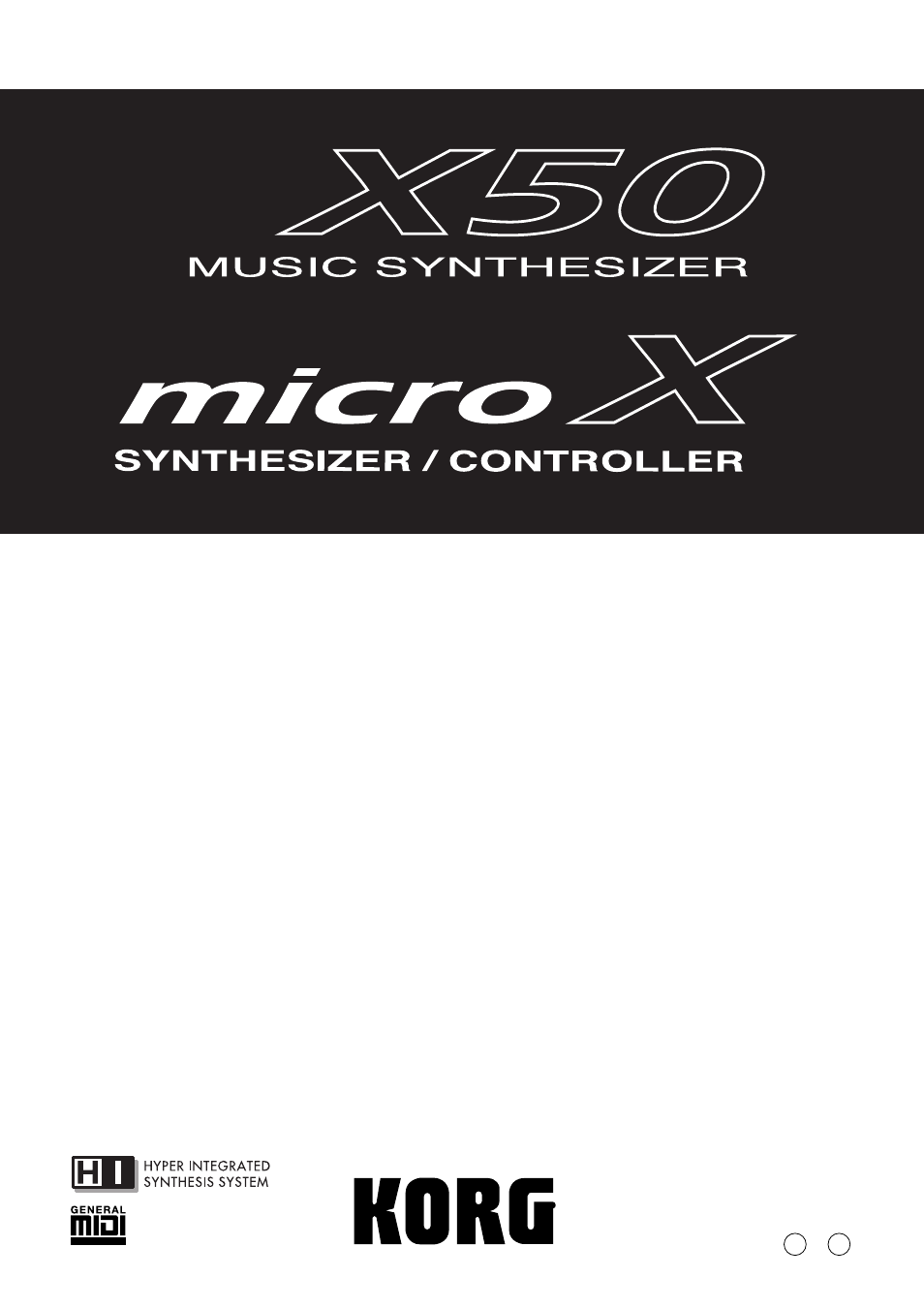 KORG MICROX X50 User Manual | 194 pages