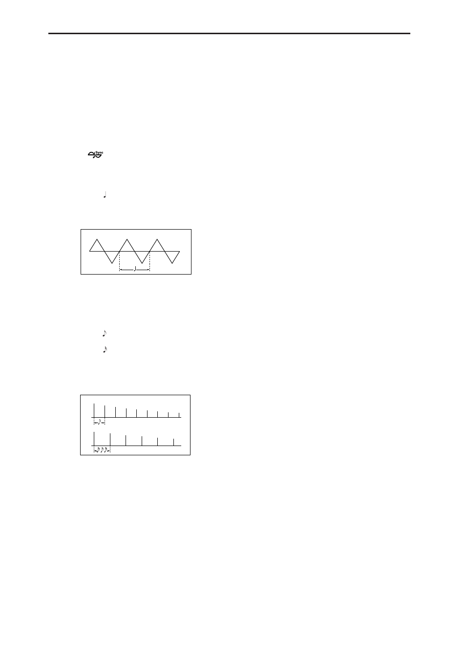 About the bpm/midi sync function, Example 1. lfo, Example 2. delay time | KORG MICROX X50 User Manual | Page 167 / 194