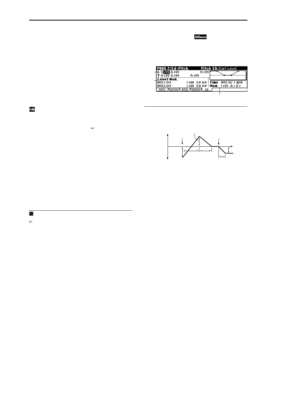 3: osc2, 4: os2lfo (osc2 lfo), 5: eg (pitch eg) | 2–3: osc2, 2–4: os2lfo (osc2 lfo), 2–5: eg (pitch eg), 2–4: os2lfo, 2–5: eg, 2–2: utility, 2–5a: pitch eg | KORG MICROX X50 User Manual | Page 19 / 194