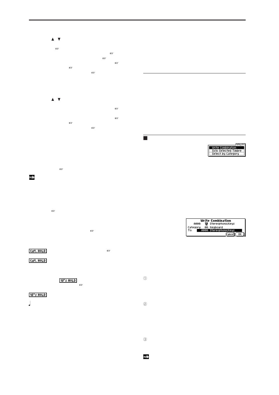 Microx, 0–1b: combination information, 0–1: utility | KORG MICROX X50 User Manual | Page 41 / 194