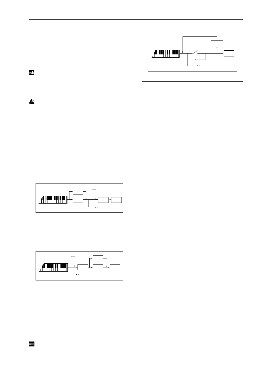 1–1b: midi filter, Rt (realtime command) [off, on, Convert position [premidi, postmidi | Local control on [off, on, Enable program change [off, on, Bank (bank change) [off, on, Combi (combi change) [off, on | KORG MICROX X50 User Manual | Page 89 / 194