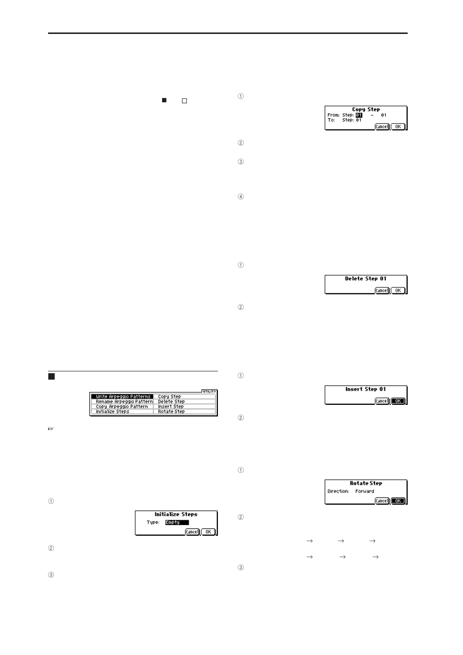 5–2: utility | KORG MICROX X50 User Manual | Page 99 / 194