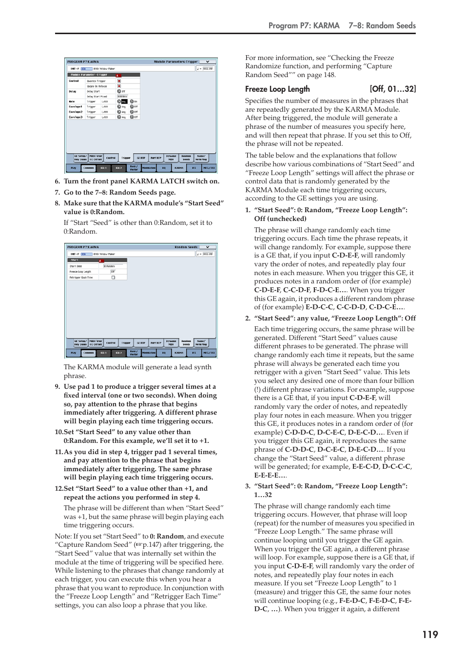 KORG Electronic Keyboard User Manual | Page 129 / 1127