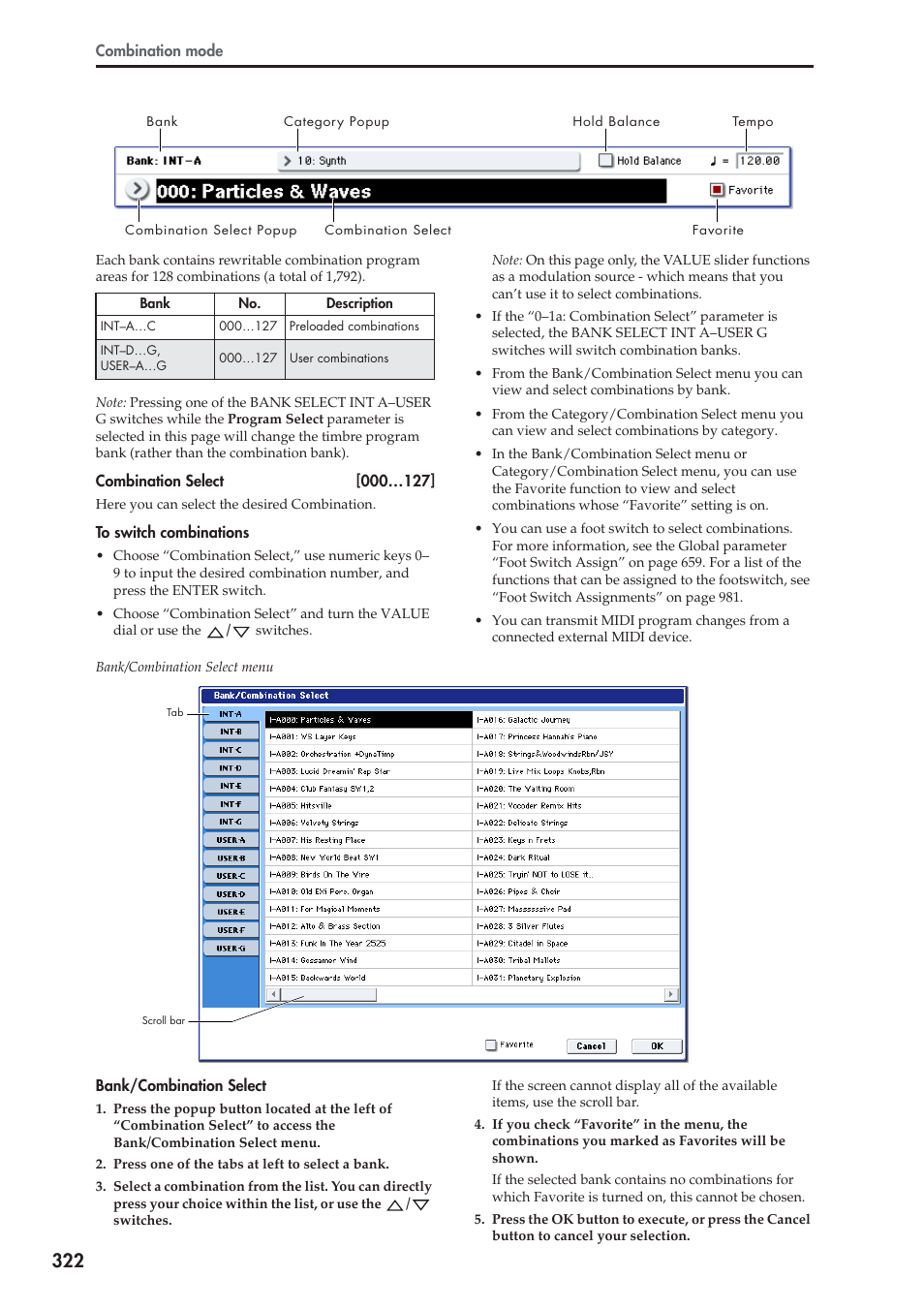 KORG Electronic Keyboard User Manual | Page 332 / 1127