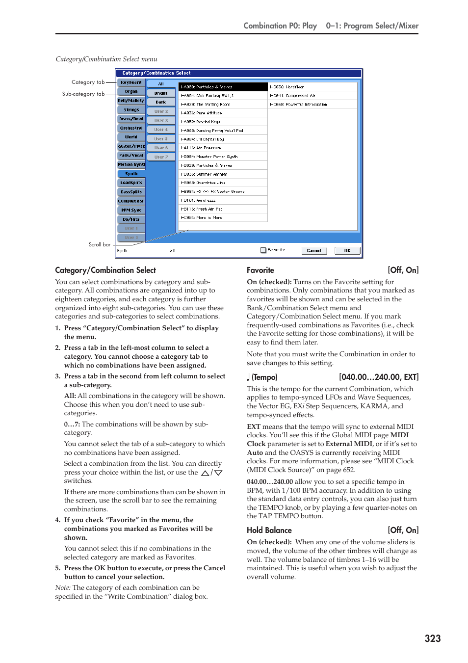 KORG Electronic Keyboard User Manual | Page 333 / 1127