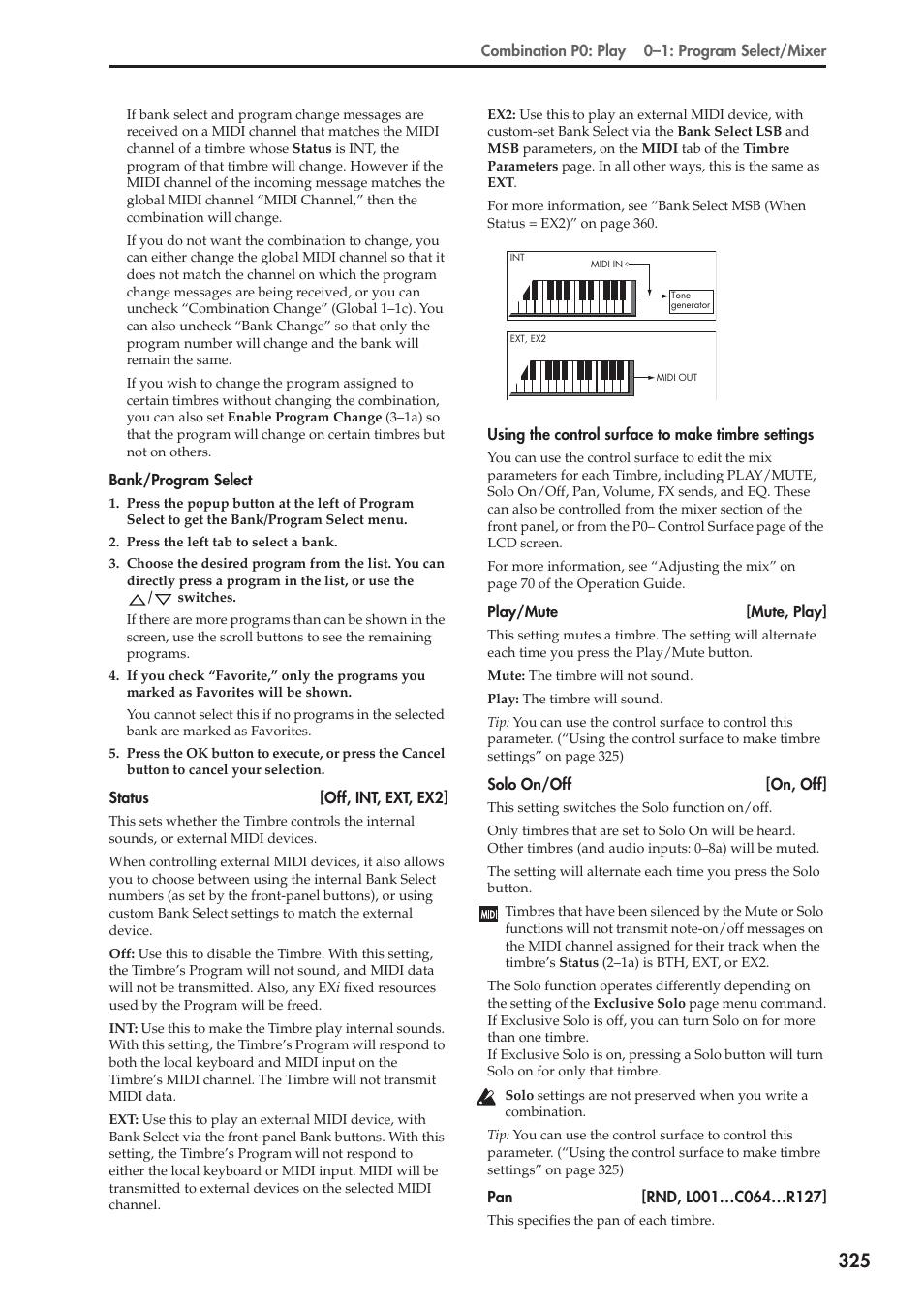 KORG Electronic Keyboard User Manual | Page 335 / 1127