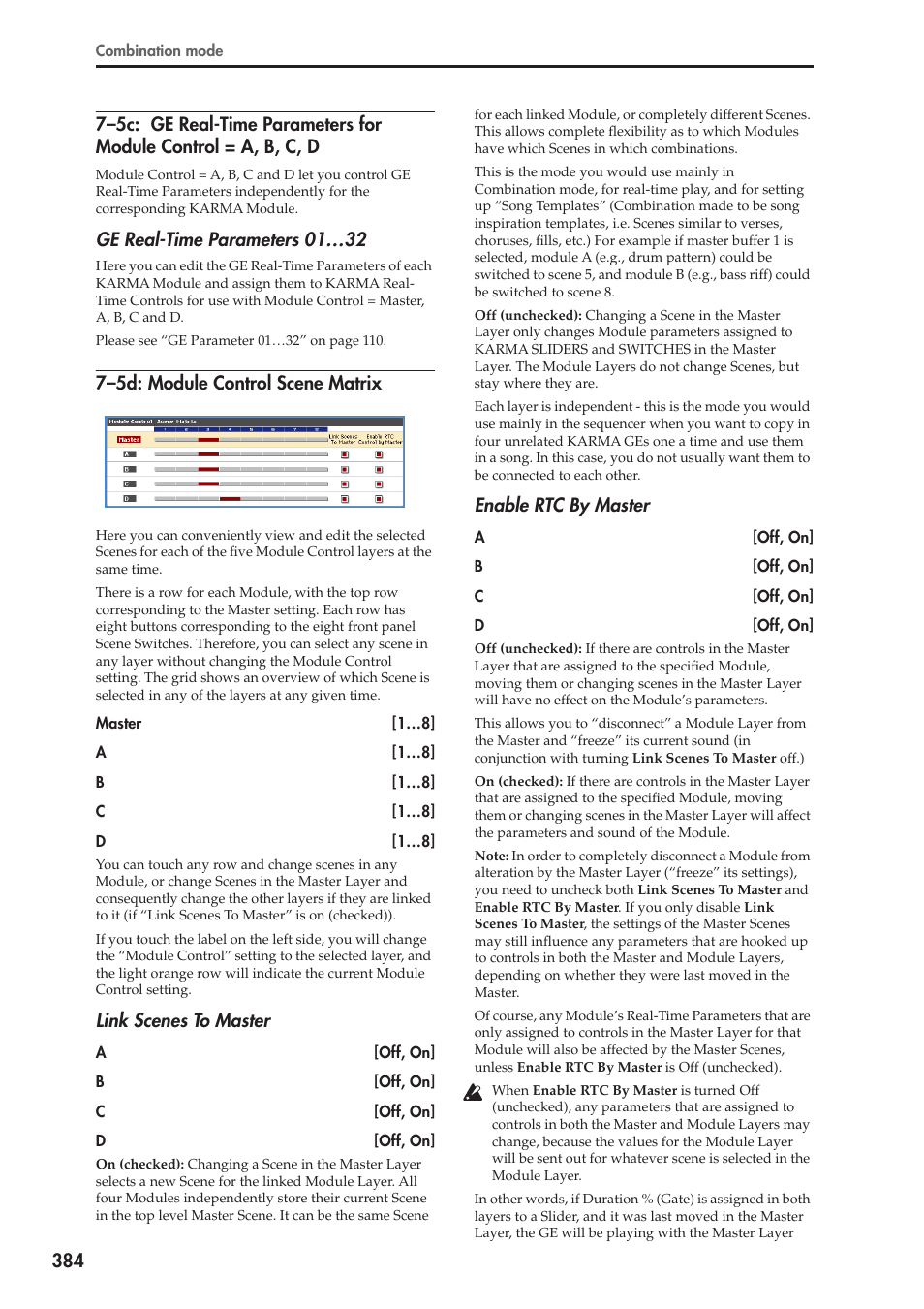 5d: module control scene matrix | KORG Electronic Keyboard User Manual | Page 394 / 1127