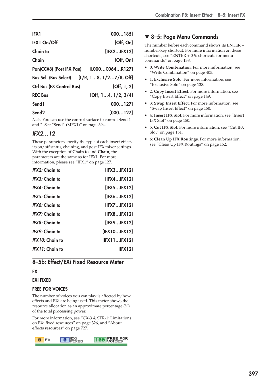 5b: effect/exi fixed resource meter | KORG Electronic Keyboard User Manual | Page 407 / 1127