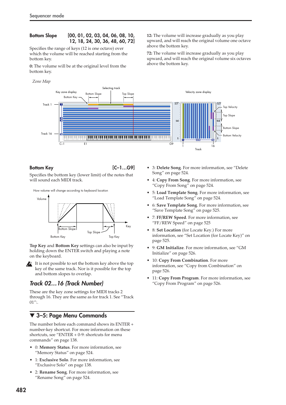 Track 02…16 (track number), 3–5: page menu commands | KORG Electronic Keyboard User Manual | Page 492 / 1127