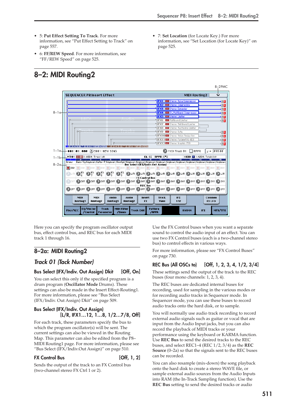 2: midi routing2, 2a: midi routing2, 8–2: midi routing2 | KORG Electronic Keyboard User Manual | Page 521 / 1127