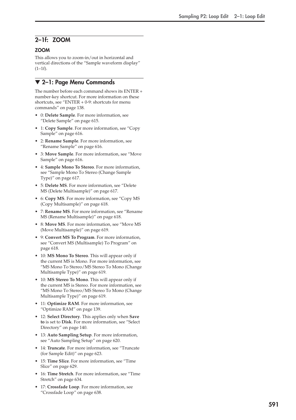 1f: zoom, 2–1: page menu commands | KORG Electronic Keyboard User Manual | Page 601 / 1127