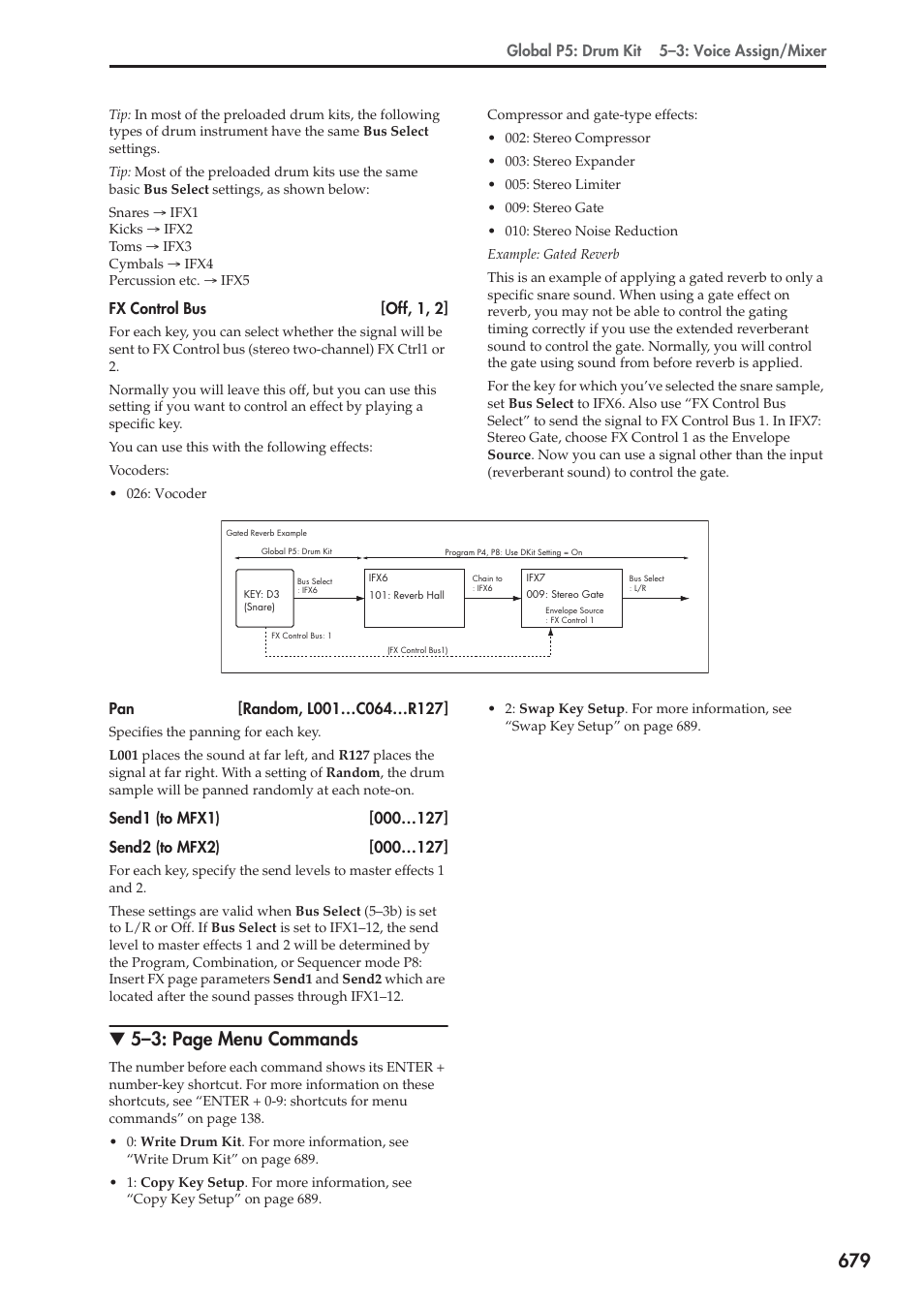 5–3: page menu commands | KORG Electronic Keyboard User Manual | Page 689 / 1127