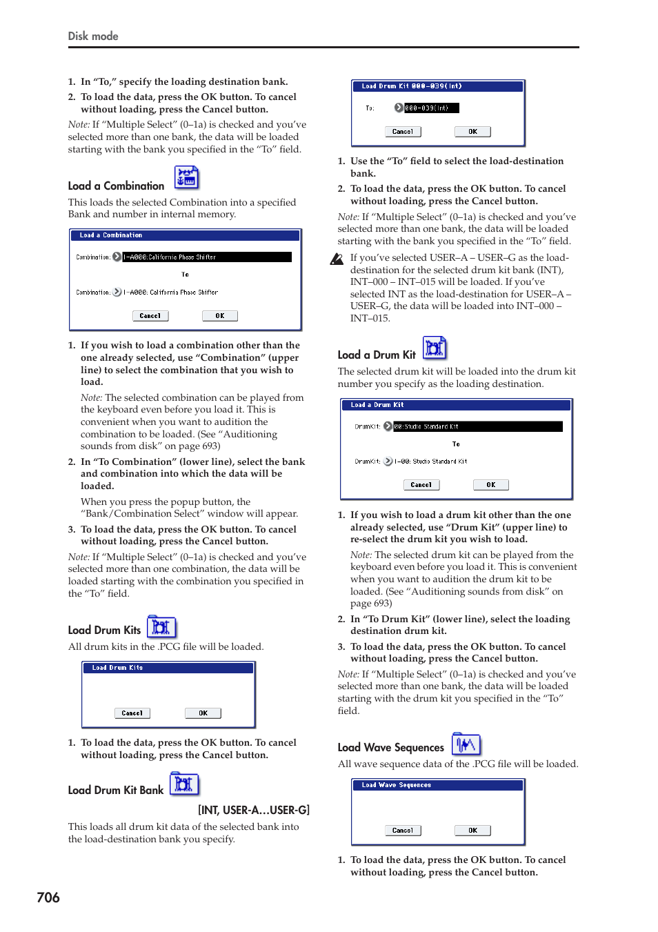 KORG Electronic Keyboard User Manual | Page 716 / 1127