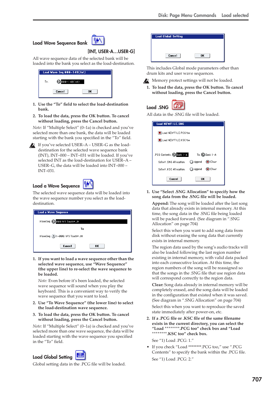 KORG Electronic Keyboard User Manual | Page 717 / 1127