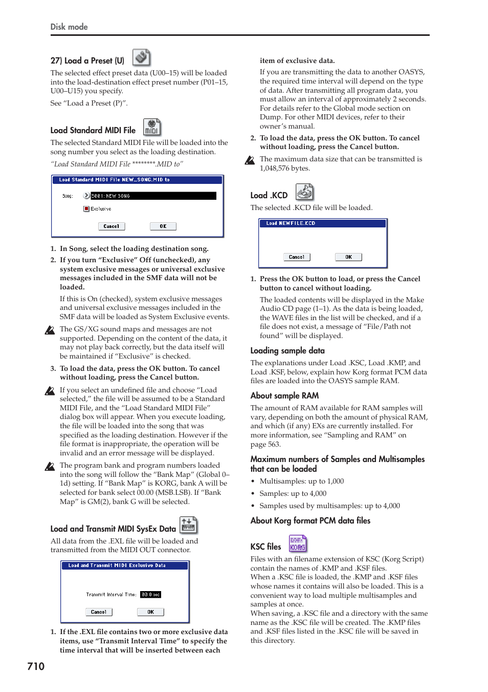 KORG Electronic Keyboard User Manual | Page 720 / 1127