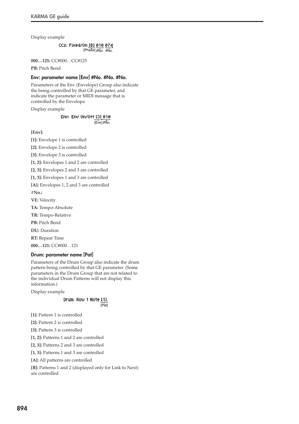 KORG Electronic Keyboard User Manual | Page 904 / 1127