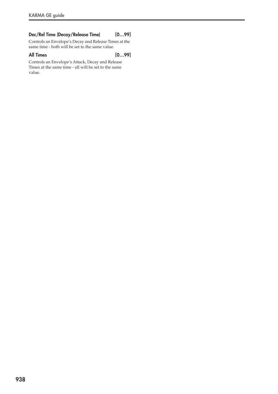 KORG Electronic Keyboard User Manual | Page 948 / 1127