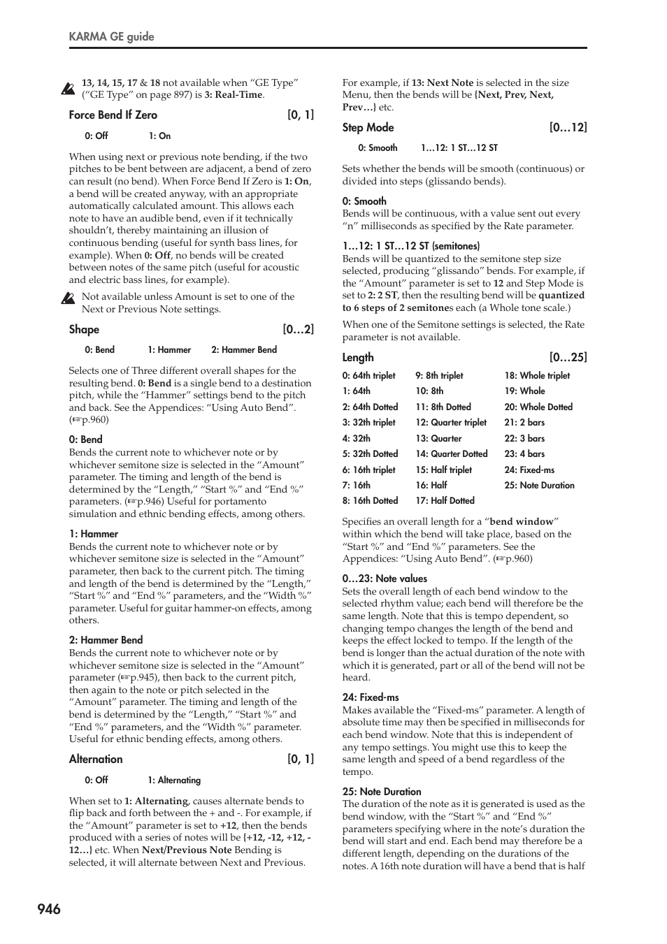 KORG Electronic Keyboard User Manual | Page 956 / 1127