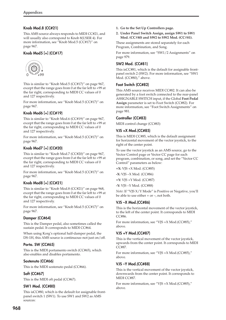 KORG Electronic Keyboard User Manual | Page 978 / 1127
