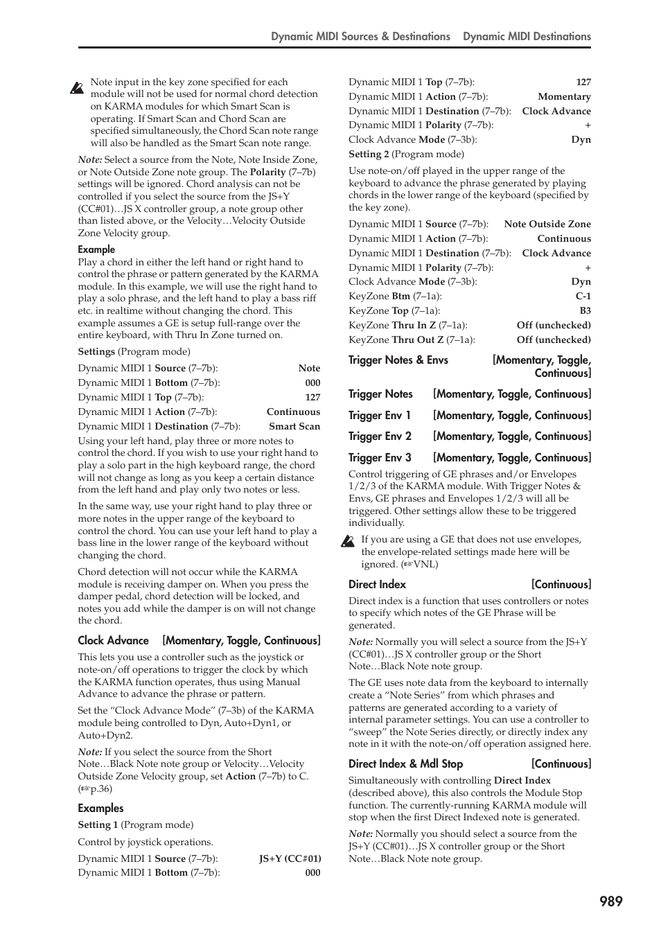 KORG Electronic Keyboard User Manual | Page 999 / 1127