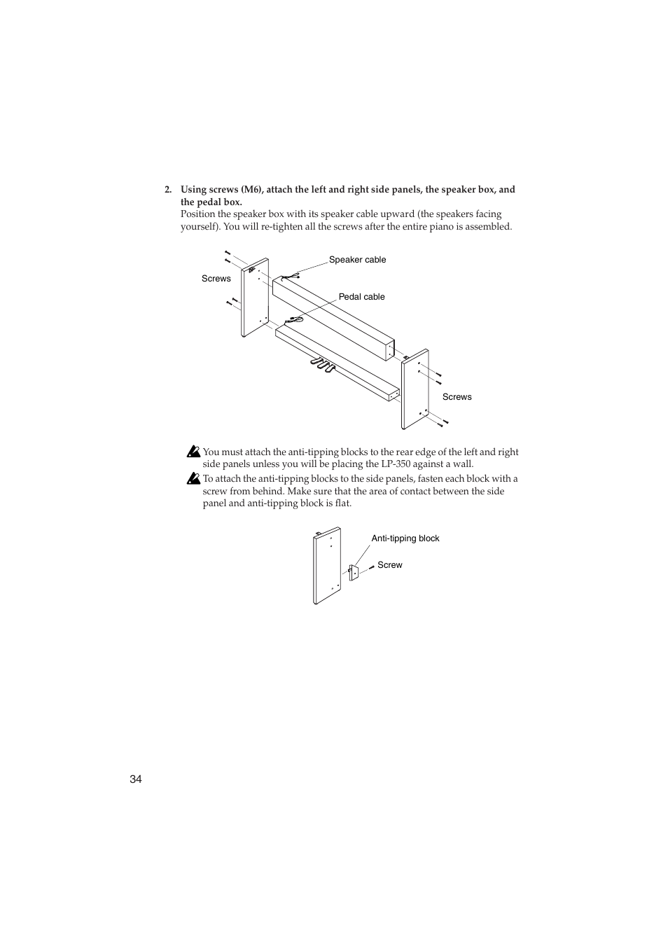 KORG LP-350 User Manual | Page 34 / 44