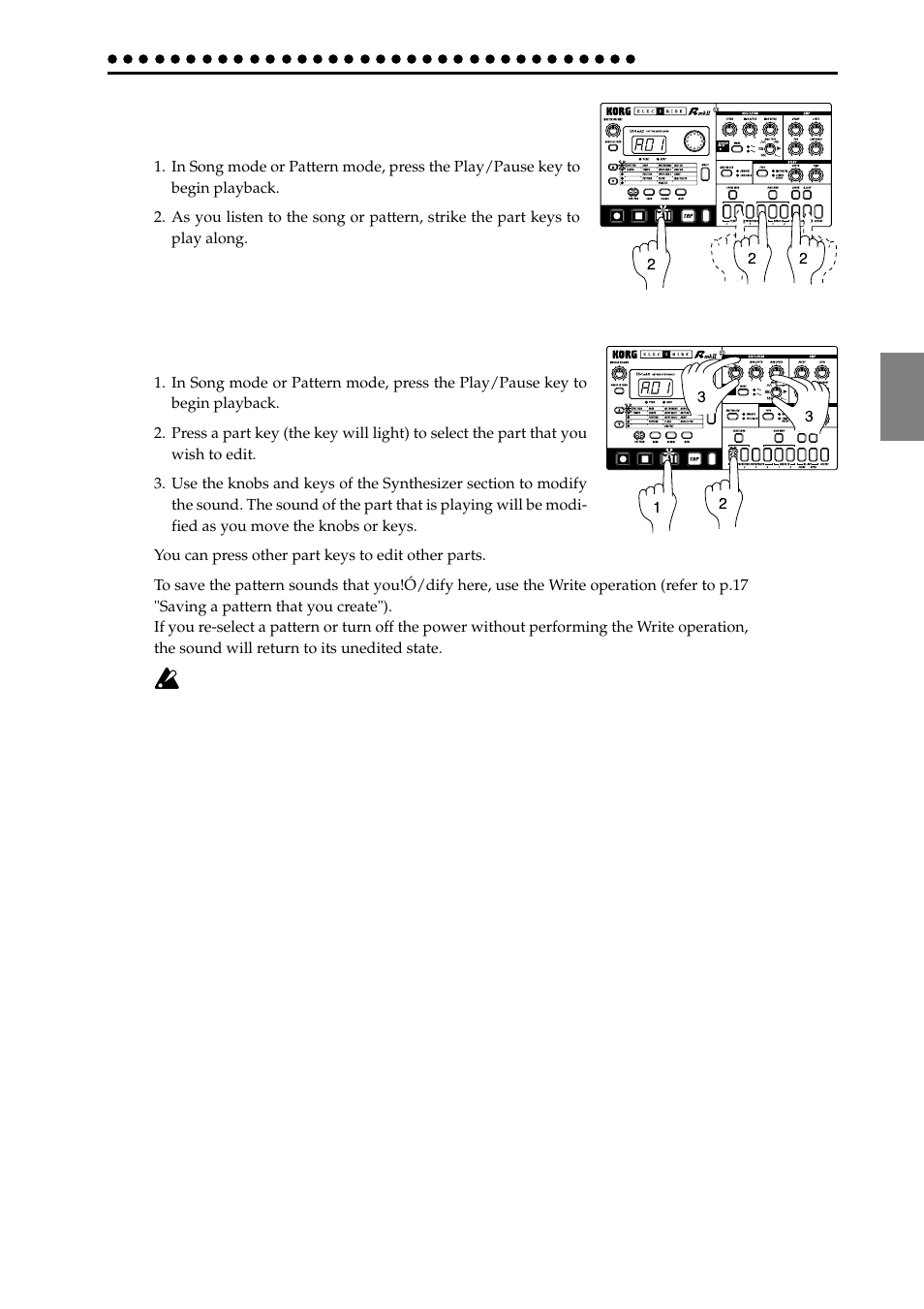 KORG ER-1mkII User Manual | Page 15 / 52