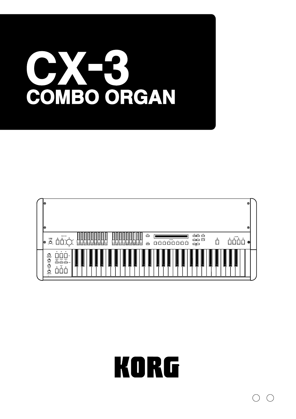 KORG CX-3 User Manual | 40 pages