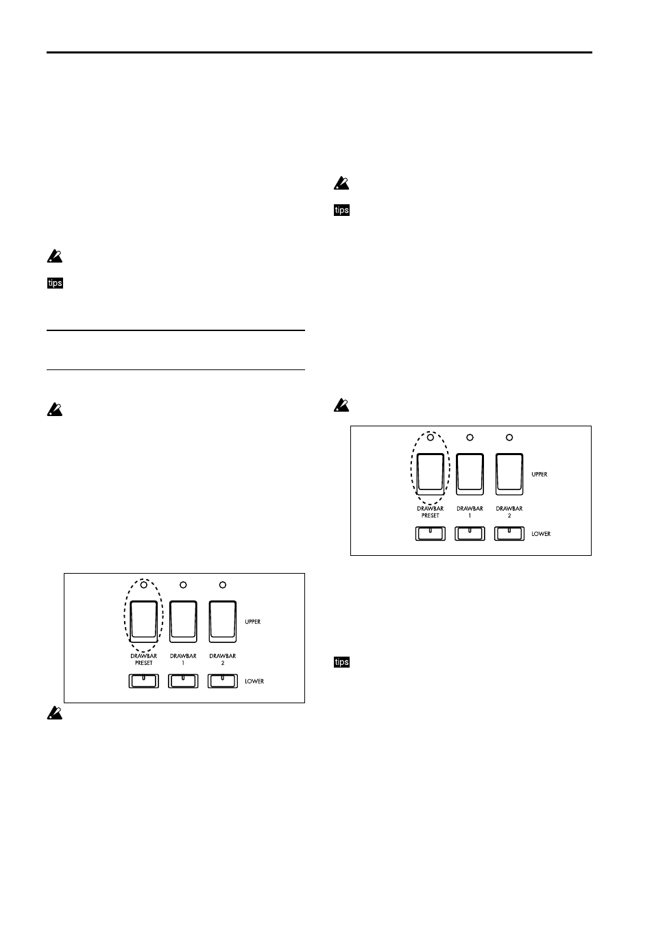 Normal mode, Ex mode, Normal mode ex mode | KORG CX-3 User Manual | Page 14 / 40
