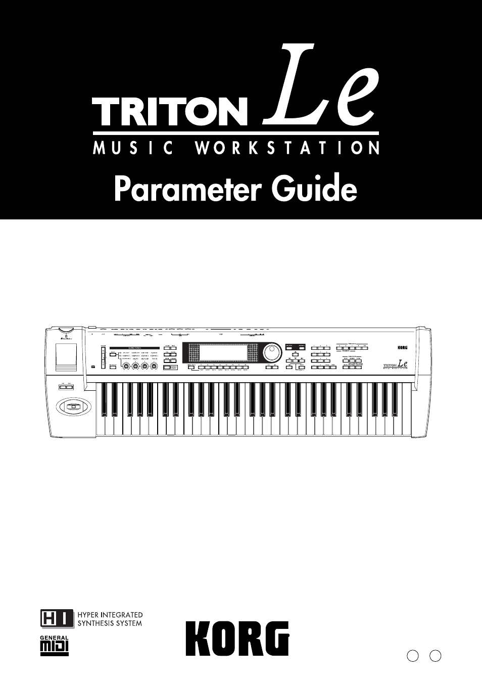 KORG TRITON Le Electric Keyboard User Manual | 269 pages